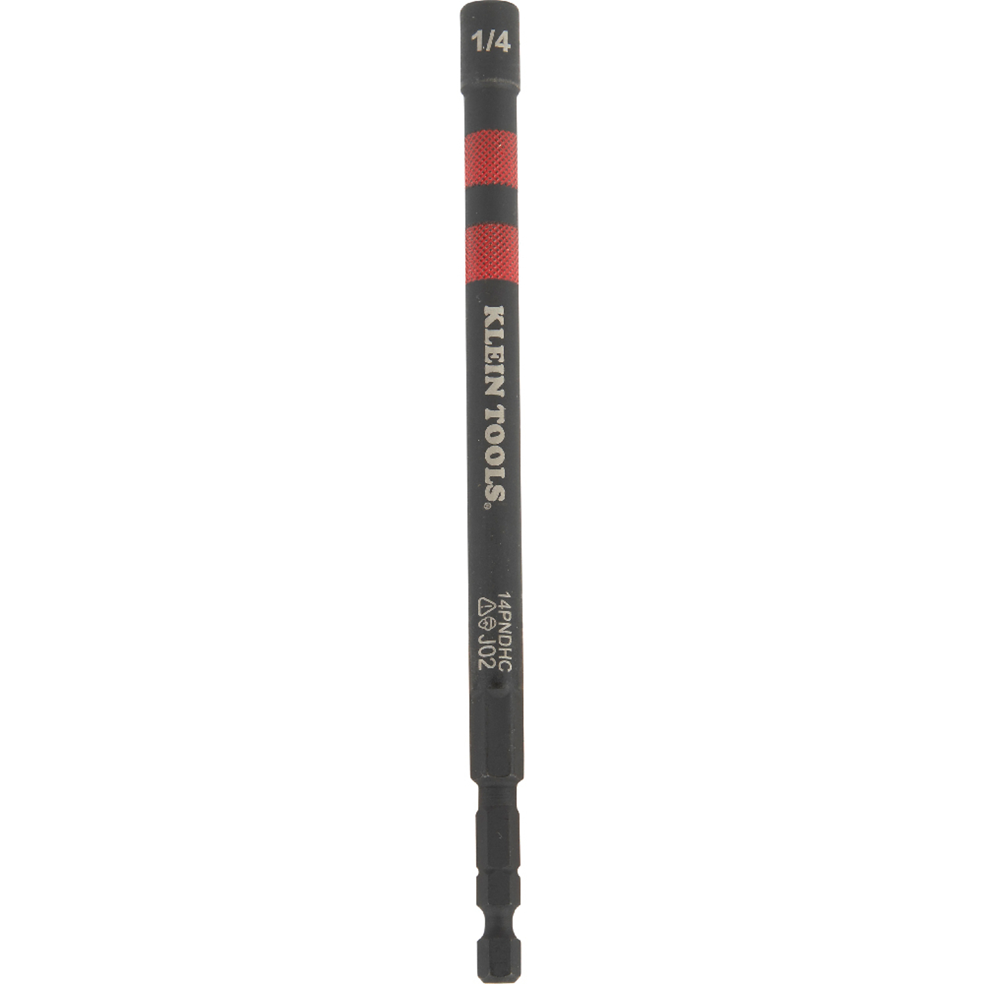 Klein Tools, 1/4in. Hollow Magnetic Color-Coded Power Nut Dri, Model# 14PNDHC